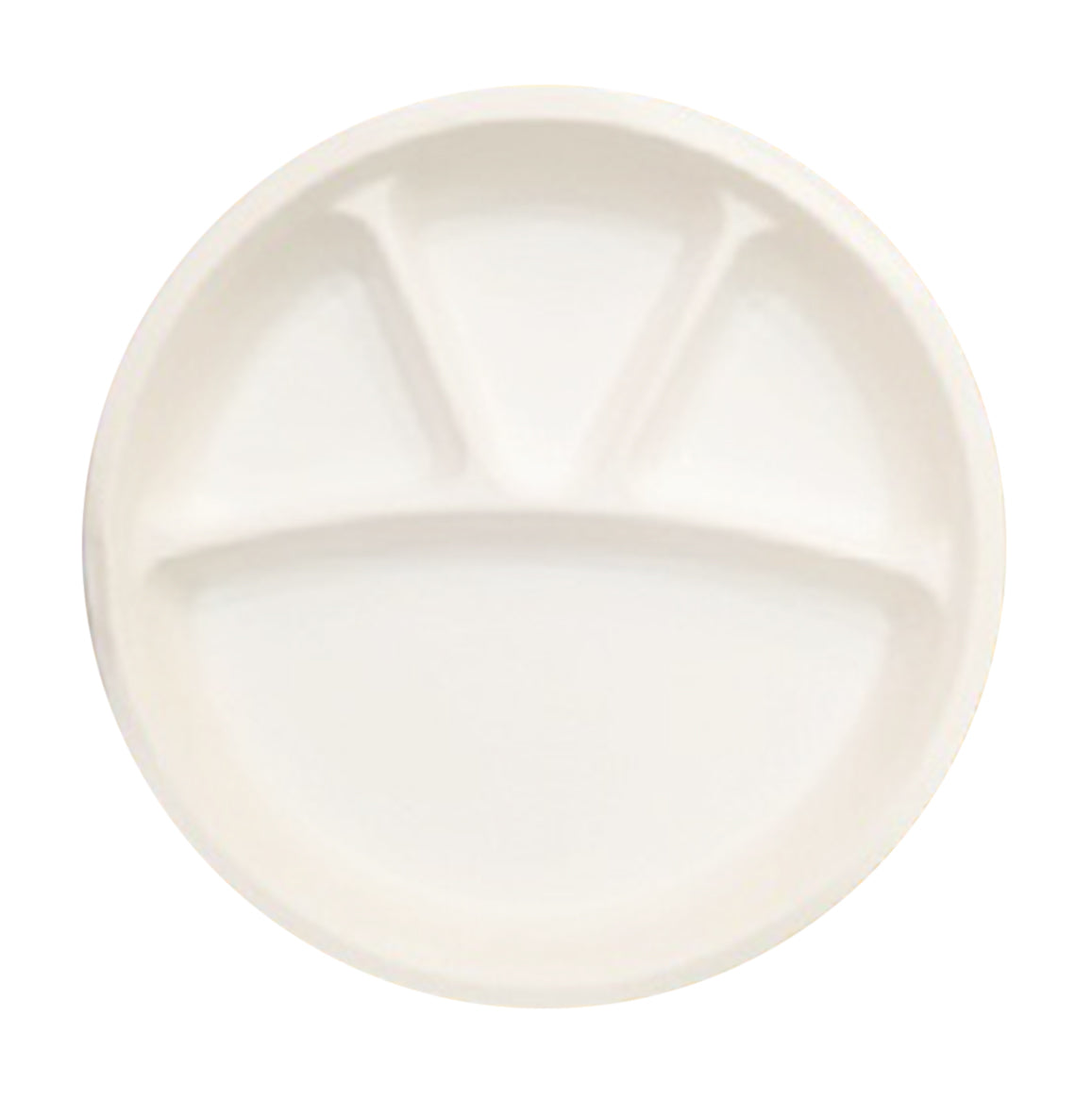 11 Inch 4 Compartment Round Plate (27.5cm)