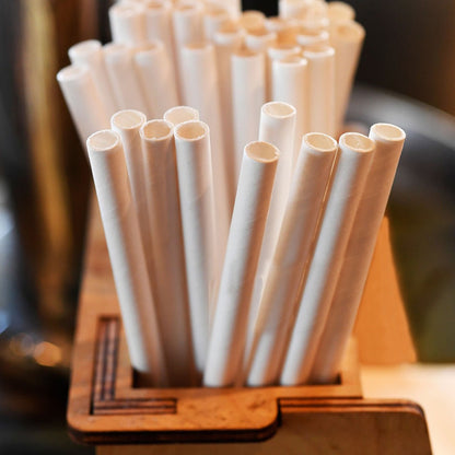 10mm*200mm Paper Straws (White /Colour)